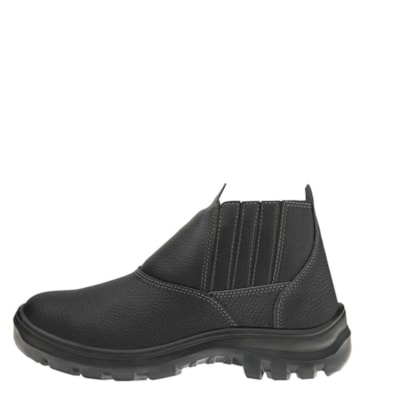 Botina Elástico Couro Preto Anti-perfurante 10vb48-ba Ca 29392 Marluvas