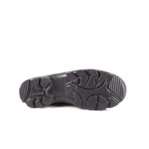 Botina Elastico Couro Preto Bico Composite Ca 47044 Palmilhado