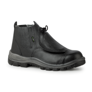 Botina Elastico Couro Preto Prot. Metatarso Externo Ba 35 Ca 36163
