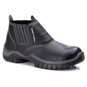 Botina Elastico Couro Preto Wo1001 Relax Bp Ca 44597