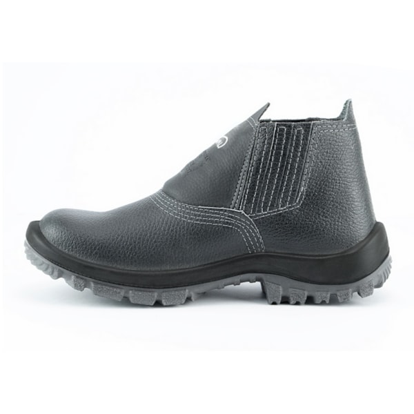 Botina Elastico Lateral Vaqueta Lisa Bico De Pvc Ca 40043-347dd87e-cb43-4ac8-8998-f0979a3f3e5a