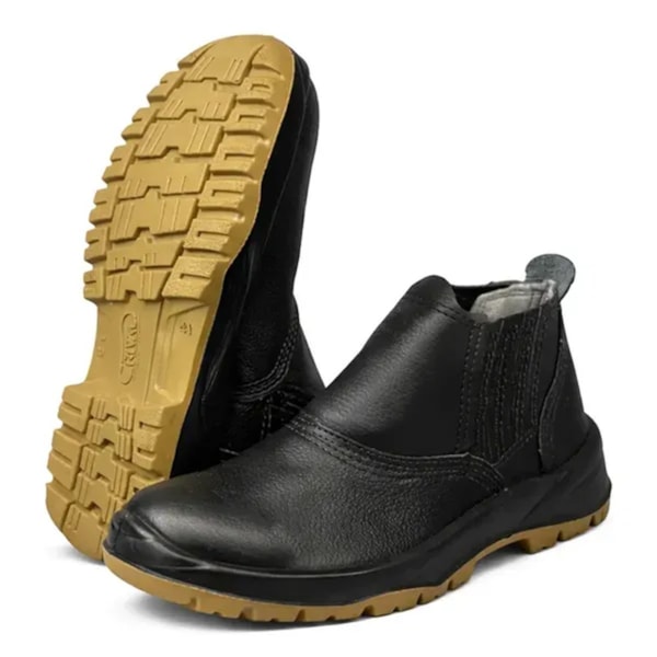 Botina Elastico Lateral Vaqueta Lisa Tal. Amarela  Bp Ca 40043-1c433883-7912-4483-b094-c700a474b935