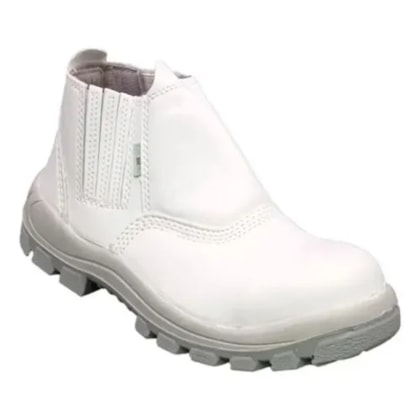 Botina Elástico Microfibra Branco Bp Ca 36240