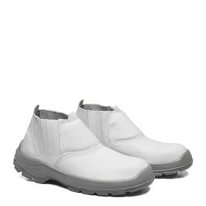 Botina Elástico Microfibra Branco Bp Ca 36240