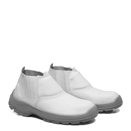 Botina Elástico Microfibra Branco Bp Ca 36240