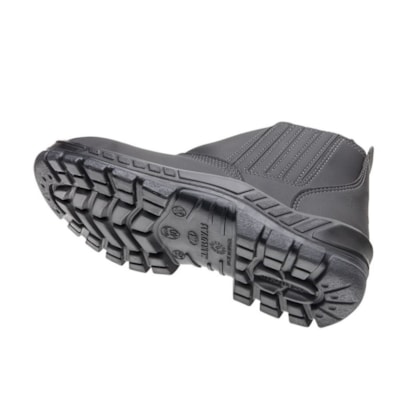 Botina Elástico Microfibra Preto 70b19-bp Ca 35841