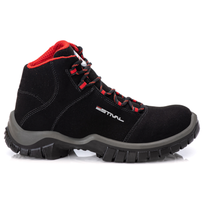 Botina Energy Preto/vermelho En10071s2 Ca 44558