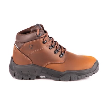 Botina Horizon Cadarço Couro Nobuck 4064mvd Marrom Bp Bracol