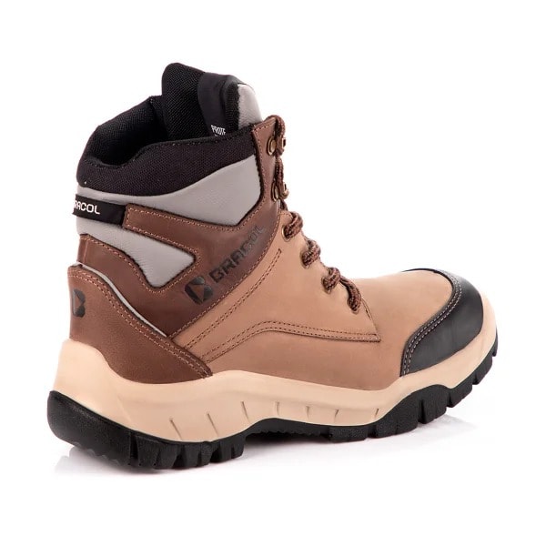 Botina Horizon Cadarço Couro Nobuck Areia 4064maa Bp Bracol-d8f4de7e-8a96-4445-bfc1-202d491560f8