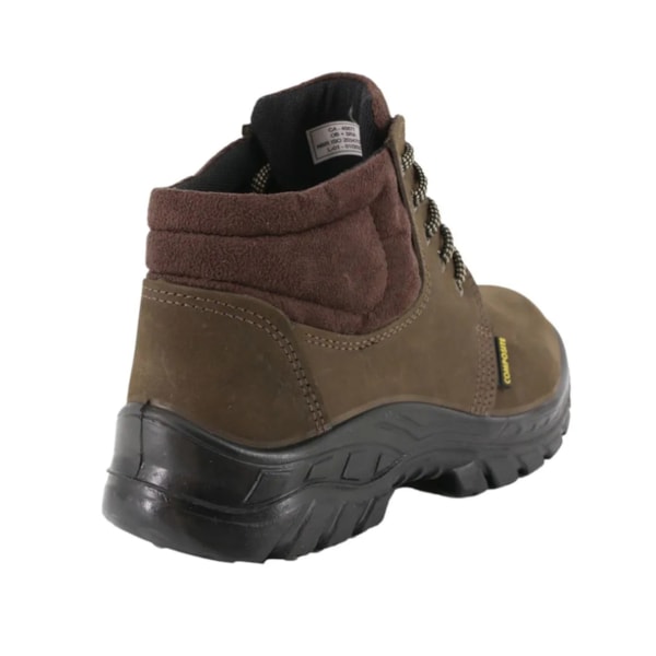 Botina nobuck cadarço café bico composite ref. PS137AC Ca 47167 Ecosafety-e6b88dd9-38b6-4486-94bd-e296e2545698
