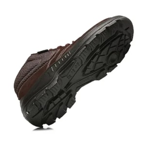 Botina Nobuck Marrom Bico Composite 4031baen1600el Ca 50290