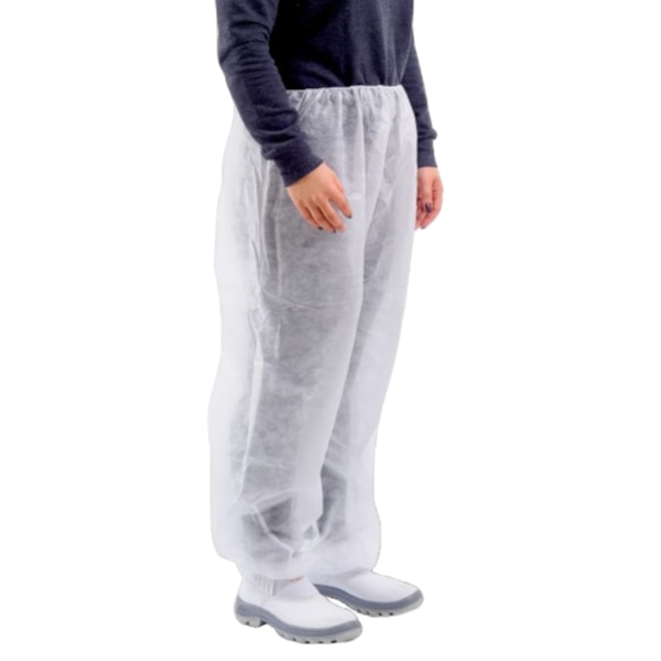 Calça branca em TNT com elástico 120 x 70 x 20 cm ref. PRTNT0009 Prevemax-64a57c5c-eb7f-40a1-a48f-ed2082404018
