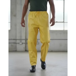 Calça De Pvc Amarela Standard Ca 28482