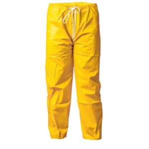 Calça De Pvc Amarela Standard Tam Gg Ca 28482