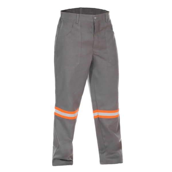 Calça NR-10 Risco 2 Cinza Faixa Refletiva Laranja CA 47360-0f0fac8c-ac6a-4daf-bcef-613ed8a498b3