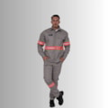 Calça NR-10 Risco 2 Cinza Faixa Refletiva Laranja CA 47360-2b8814d1-4c78-4d4b-af59-aa283cc767d6