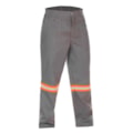 Calça Nr10 C/ Velcro Cinza  Faixa Refletiva Laranja Ca 36101-111f3aa1-a3b9-413d-8bdf-51d4c4288ae8