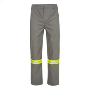 Calça Nr10 Elastico Cinza Com Refletivo Ca 50181