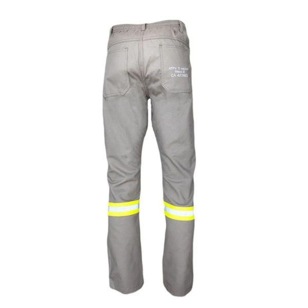 Calça Nr10 Risco 2 Cinza Com Faixa Refletiva Verde Ca 47360 Zengo-30799c99-596a-470b-9253-aeb7e0555843