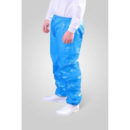 Calca Polietileno C/elast Cintura E Tornozelo Azul Oceano Cal00096 Ca 30355