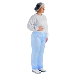 Calça Polietileno Com Elástico na Cintura E Tornozelo 012 Azul Oceano Cal00041/ Cal00128 Ca 30355