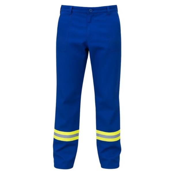 Calça Ret A Chama Azul Royal Com Faixa Refletiva Verde Ca 36102-90a1a3c4-8d5a-447f-a9e2-1c4d94ea221e