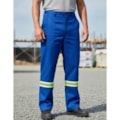 Calça Ret A Chama Azul Royal Com Faixa Refletiva Verde Ca 36102-72df0077-d326-4ca5-8c51-c1ad233fd9e2
