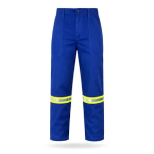 Calça Retardante A Chama Azul Royal Sem Faixa
