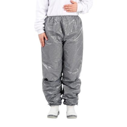 Calça Termolaminada Com Elástico na Cintura E Tornozelo Pacote com 5 unidades Cal00088 Cinza Ca 20925 / 43348
