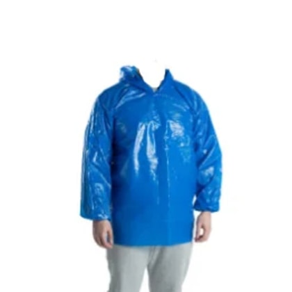 Camisa De Polietileno Azul Com Elastico 1,70 X 0,80 Ca 30012