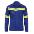 Camisa NR-10 Azul Com Faixa Refletiva Verde Ca 52270-17de6e9d-b197-459d-842c-bfd47987ddb3