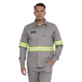 Camisa NR-10 Risco 2 Cinza Com Faixa Refletiva Verde CA 47358-3d01156c-28a6-4aaa-82d0-6059e666aa27