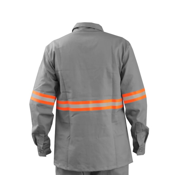 Camisa Ret A Chama Cinza Com Faixa Refletiva Laranja Atpv Ca 44108/38764 Maicol-ce668d8d-121e-448a-a434-132828079bf0