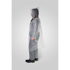 Capa De Polietileno Transparente Com Capuz Rcap0032