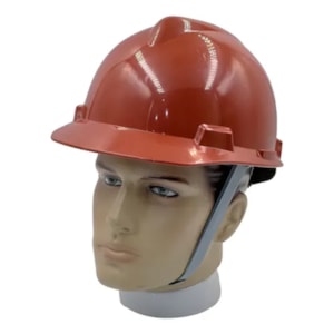 Capacete de Segurança V-Gard Push-key Marrom 3519 CA 498/8304 Msa