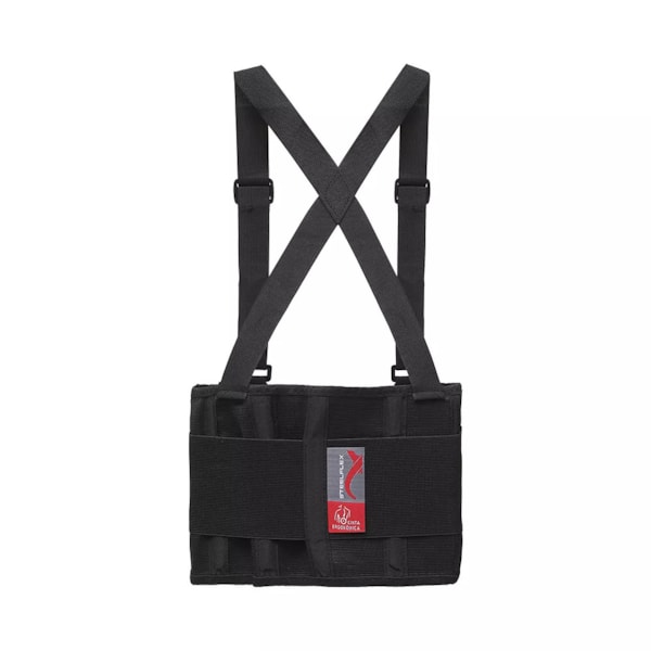 Cinta ergonômica abdominal Comfort preta Steelflex-bb540919-ed4c-41a3-a020-f83f388a9925