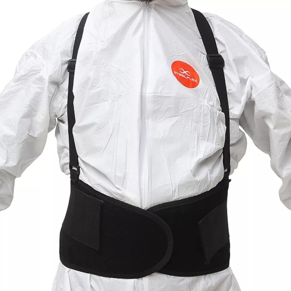 Cinta ergonômica abdominal Comfort preta Steelflex-d33d55ea-4039-4b3d-ab12-07a389c54f7e