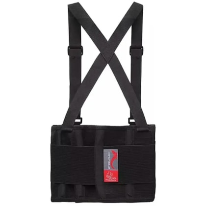 Cinta Ergonômica Abdominal Preta