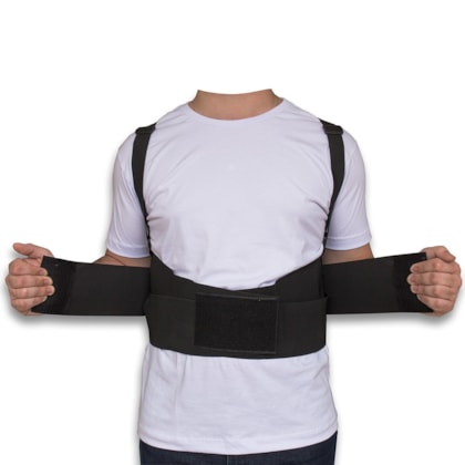 Cinta Ergonômica Abdominal Preta