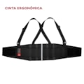 Cinta Ergonomica Abdominal Preta 82cm X 21cm-5143066c-4c60-4c4d-87c3-da07c7771d12