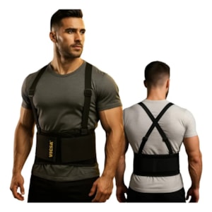 Cinta Lombar Ergonômica Com Suspensorio