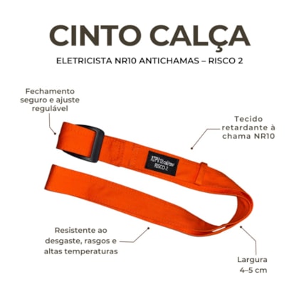 Cinto Para Calça Eletricista NR-10