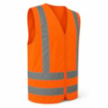 Colete Refletivo Laranja Sem Bolso Com Zíper-4408a4e2-7caf-4d29-9216-4cb211ad679a