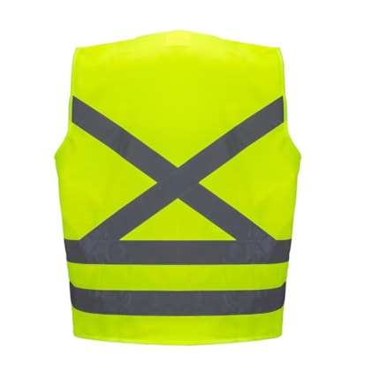 Colete Refletivo Sem Bolso Com Zíper Verde
