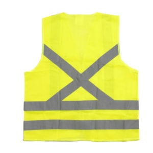 Colete Refletivo Verde Com 4 Bolsos Super Safety