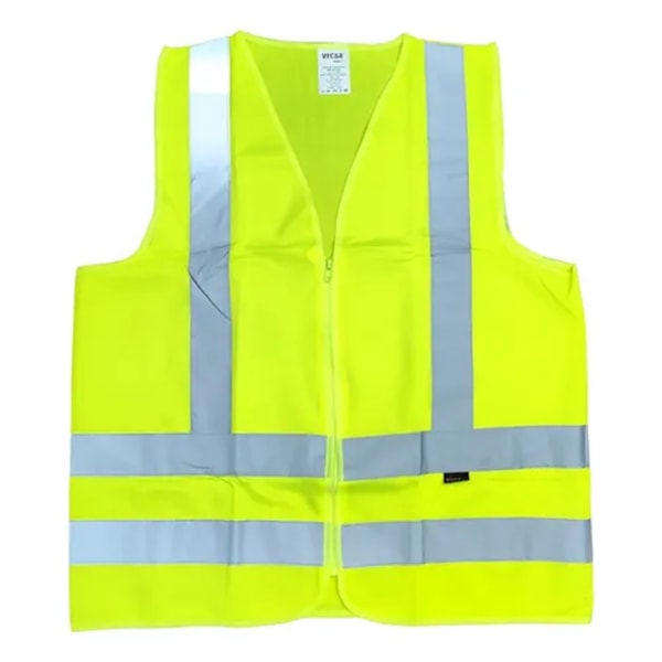 Colete Refletivo Verde Sem Bolso Com Zíper-0d244175-4b42-43f8-a47c-b20cf4a00754