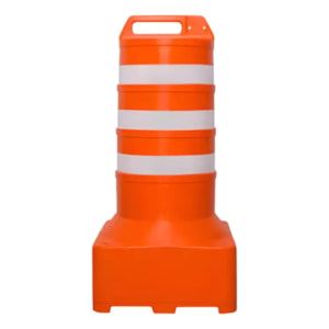 Cone Balizador Com Reservatório 1,10m Laranja Com Faixa Refletiva