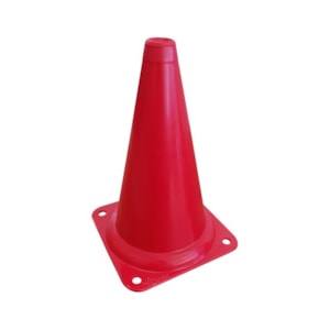 Cone Esportivo 25cm Vermelho