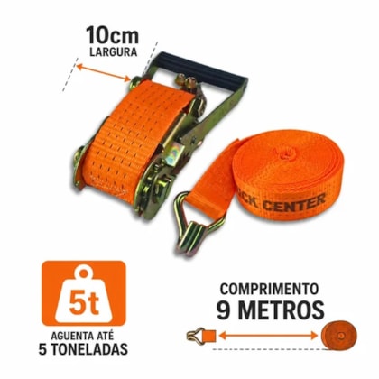 Conjunto De Amarracao 5 Toneladas 9 Metros