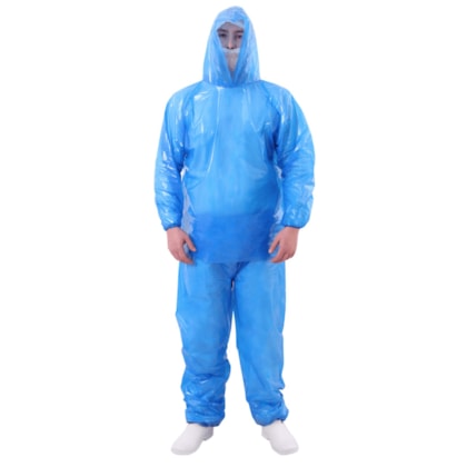 Conjunto Impermeável Azul Oceano Ca 30354/30355 Con00109 Pacote com 10 Unidades